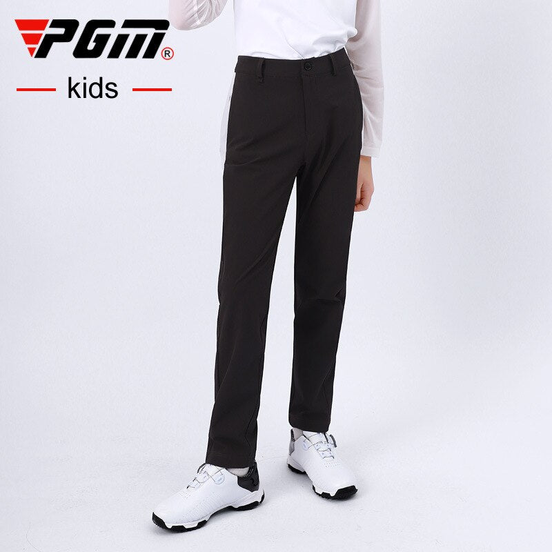 PGM Golf Pants kids boys Sports Trousers Slim Fit Pants spring Autumn Elastic Sport Pants Comfortable Plus Size 130-160cm KUZ103 - KiwisLove