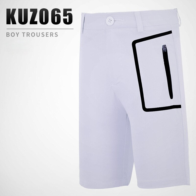 PGM Boy&#39;s Golf Shorts Summer Breathable Shorts Children High Elastic Fit-drying Short Pants Comfortable Golf Clothing KUZ065 - KiwisLove