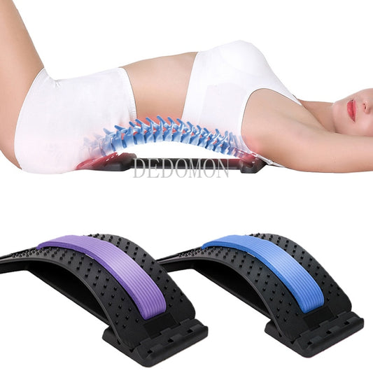 Back Massager Stretcher Equipment Massage Tools Massageador Magic Stretch Fitness Lumbar Support Relaxation Spine Pain Relief - KiwisLove