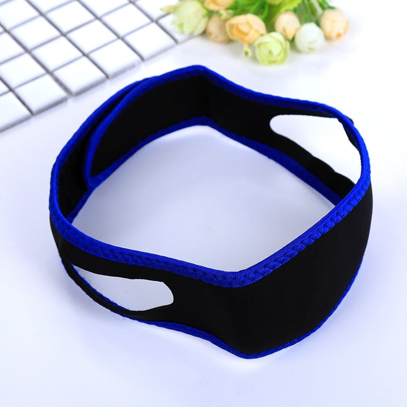 Anti Snore Chin Strap Stop Snoring Snore Belt Sleep Apnea Chin Support Straps for Woman Man Night Sleeping Aid Care Tools - KiwisLove