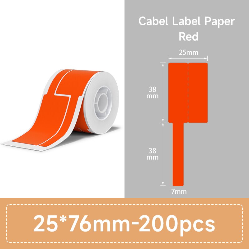 NIIMBOT B21 B3S Thermal Label 2 Rolls Clothing Price Food Self-adhesive Tag Waterproof Smart Office Pocket Printer Label Paper - KiwisLove