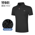 PGM Summer Men&#39;S Golf Shirts Quick-Dry Breathable Short Sleeve Tops Outdoor Sports Sweat Absorbent Golf Wear Casual M-XXL YF441 - KiwisLove