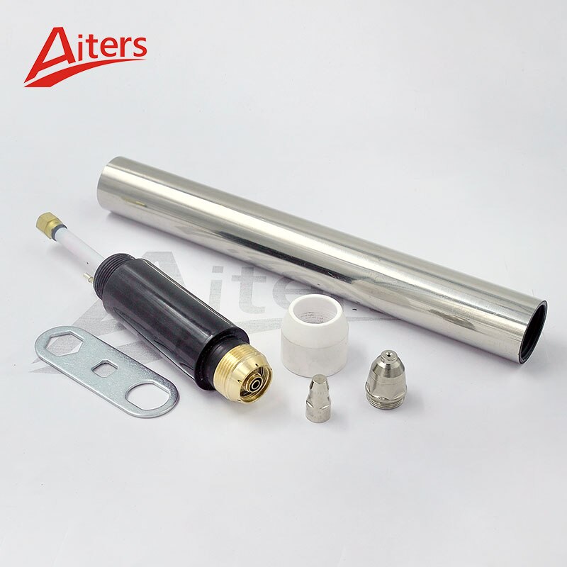 P80 Stainless Steel CNC Cutting Torch Straight Handle P80 Automatic CNC Plasma Cutters Cutting Torch Air Cooled - KiwisLove