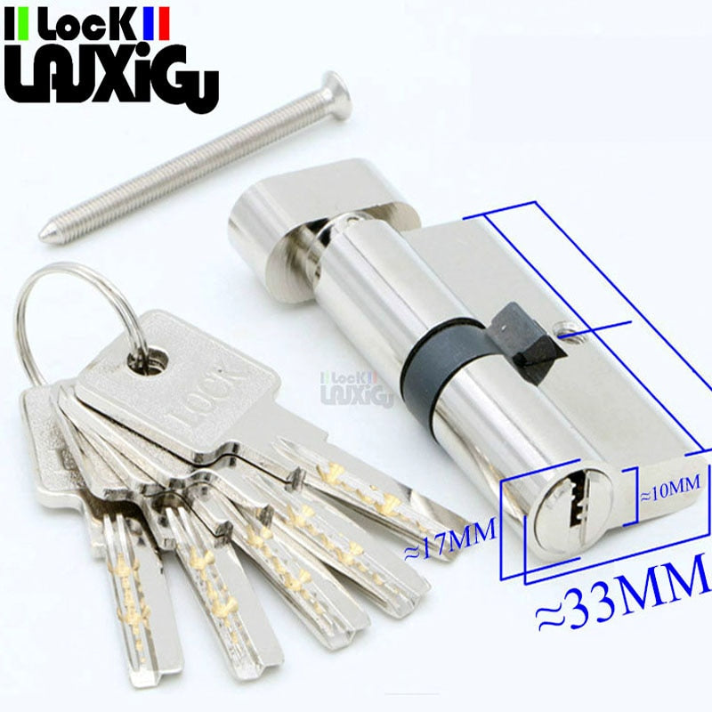 Door lock Lock cylinder,Cylinder Lock outdoor door lock,Entrance lock,  Cylinder door lock 5 keys Lock core DOOR LOCK - KiwisLove