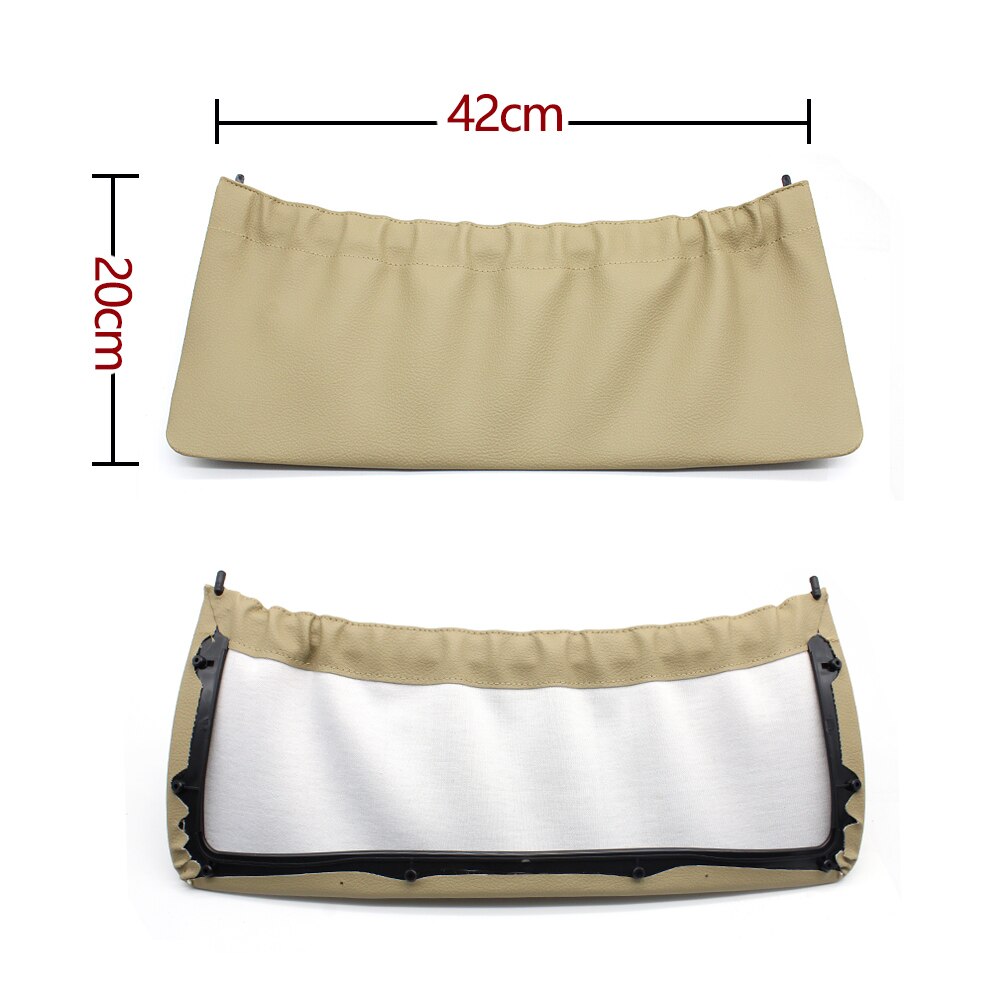 Car Front Left Right Seat Backrest Leather Storage Panel Cover Trim For Mercedes Benz S CL Class W221 W216 S300 S350 S400 S500 - KiwisLove