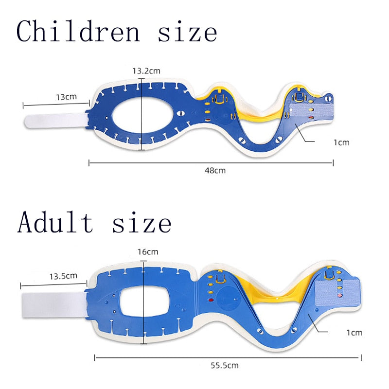 Adjustable Cervical Traction Posture Correct Spine Fixed for Adults Children Sports Protection Gear Neck Brace Neck Support Belt - KiwisLove