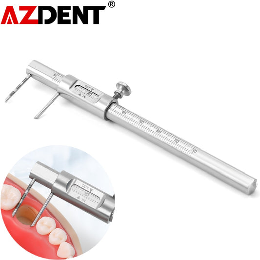 Dental Orthodontic Sliding Caliper 0-80mm Implant Measuring Gauge Scale Round - KiwisLove