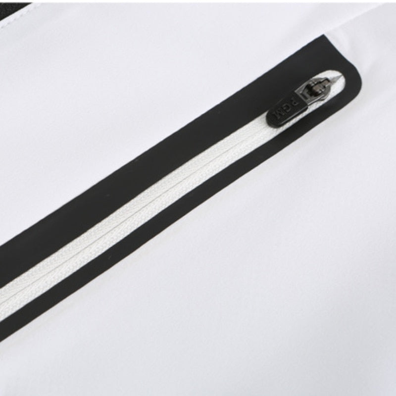 PGM Spring Jacket Men Golf Autumn Winter Warm Ultralight Windproof Sport Coat Wear Long Sleeves Stand Zipper Clothes White YF368 - KiwisLove