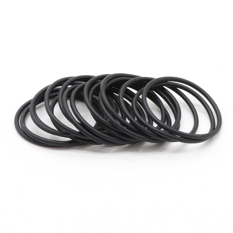 10pcs NBR O Ring Seal Gasket Thickness CS 2.5mm OD 6~190mm Nitrile Butadiene Rubber Spacer Oil Resistance Washer Round Shape - KiwisLove