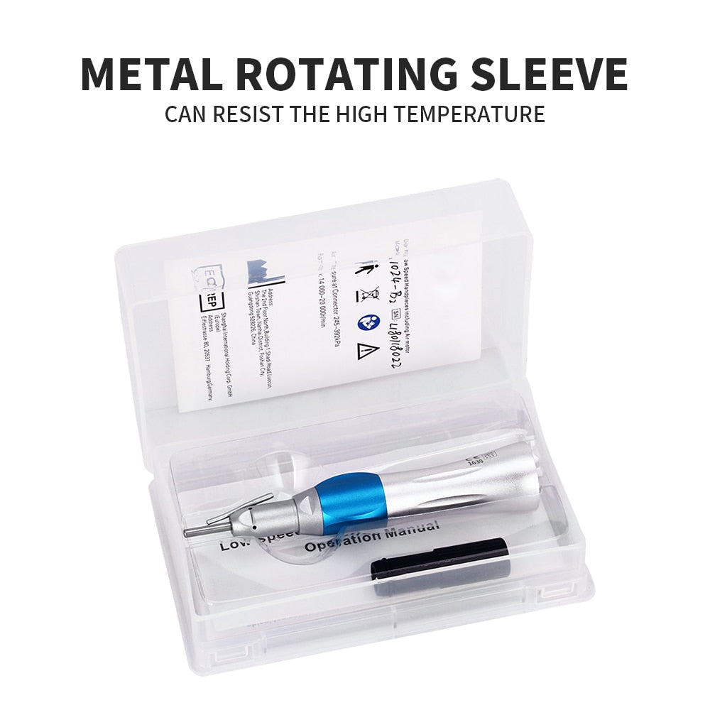 AZDENT Dental Surgical Straight Handpiece 1:1 With External Irrigation Pipe Rotation Speed 14000-20000r/Min - KiwisLove