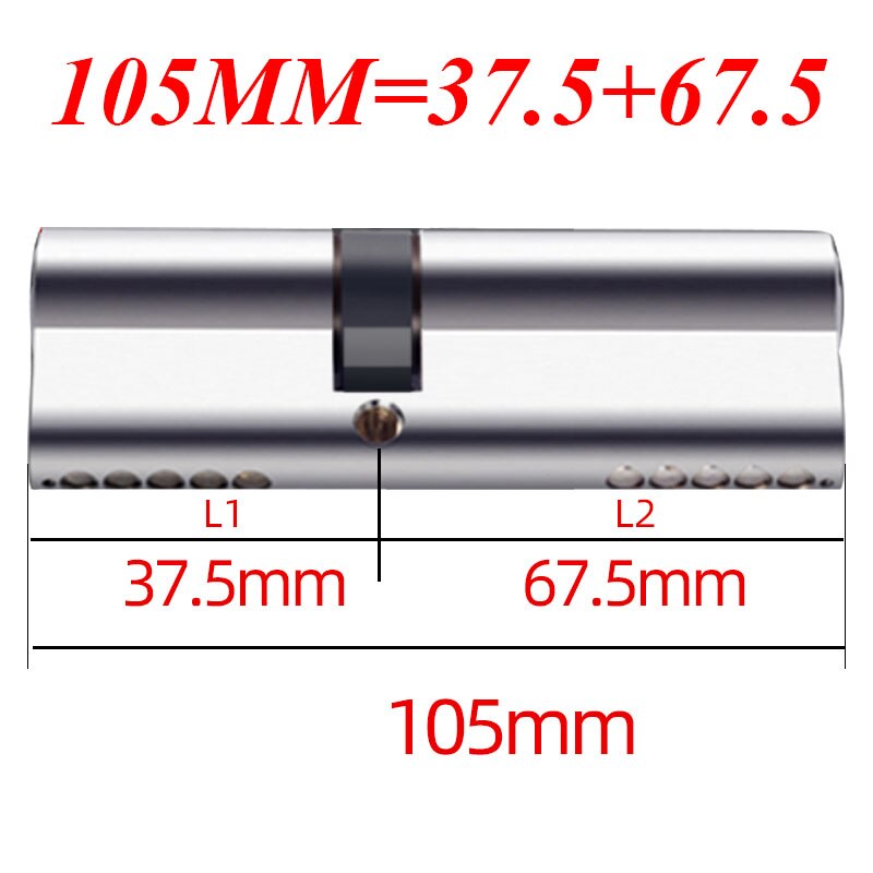 European standard cylinder lock cylinder door lock anti-theft door lock entry door cylinder lock outdoor door lock key lock - KiwisLove