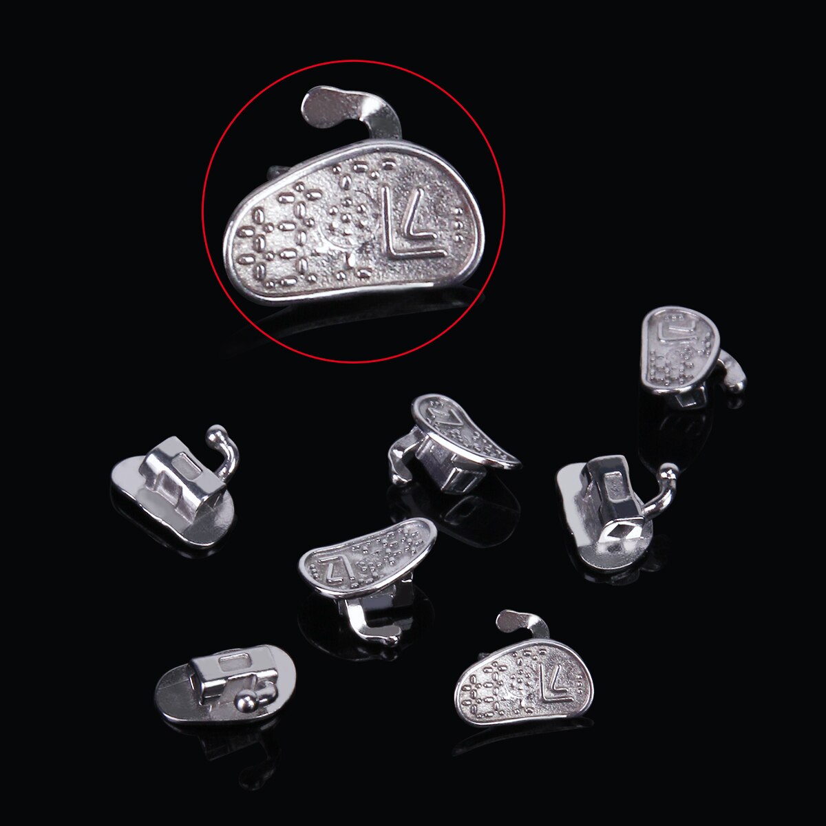 20sets=80Pcs/Box AZDENT Dental Orthodontic Buccal Tube 1st / 2nd Molar Bondable Single Monoblock Non-Convertible - KiwisLove