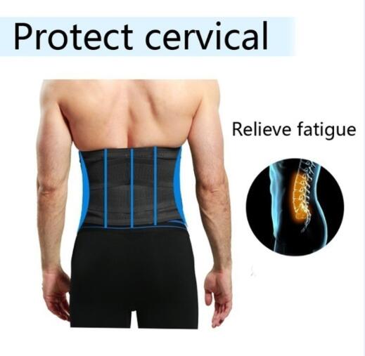Adjustable Waist Trainer Belt Men Women Lower Back Brace Spine Support Waist Belt Orthopedic Breathable Lumbar Corset - KiwisLove