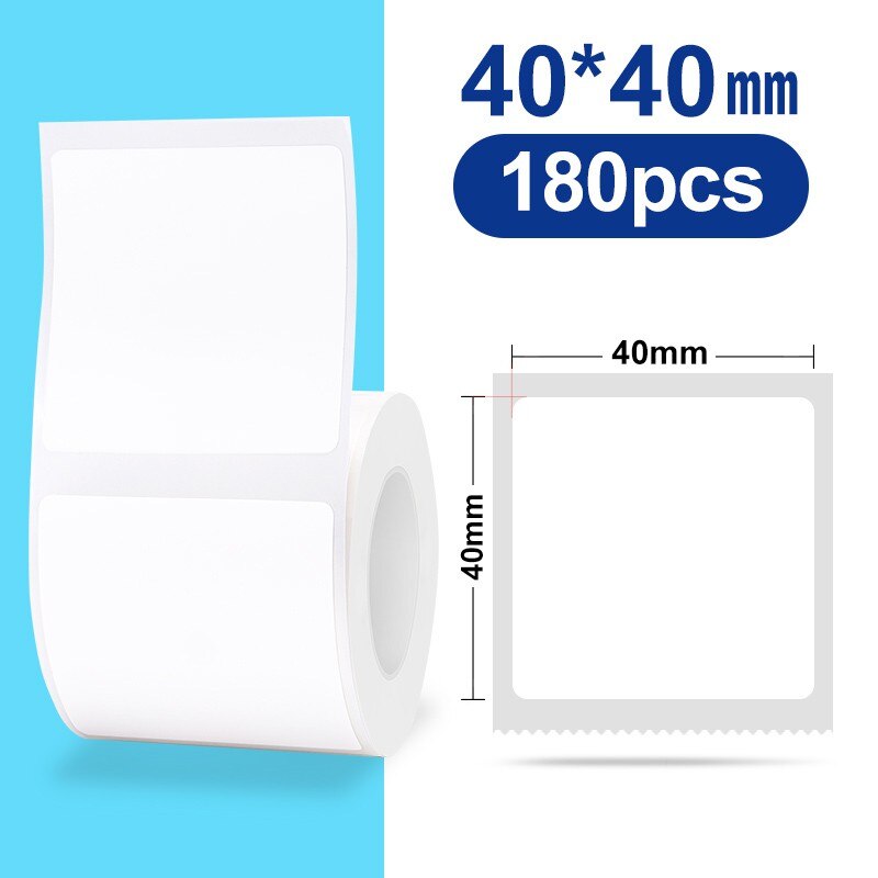 NIIMBOT B21 B3S Thermal Label 2 Rolls Clothing Price Food Self-adhesive Tag Waterproof Smart Office Pocket Printer Label Paper - KiwisLove