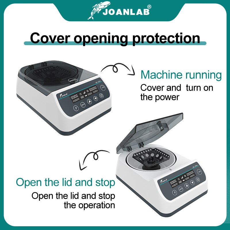 Pcr Centrifuge Machine Digital High-speed Plasma Centrifuge Lab 4000rpm 12000rpm 0.2ml 0.5ml 1.5ml 2ml Centrifuge Tube 110v 220v - KiwisLove