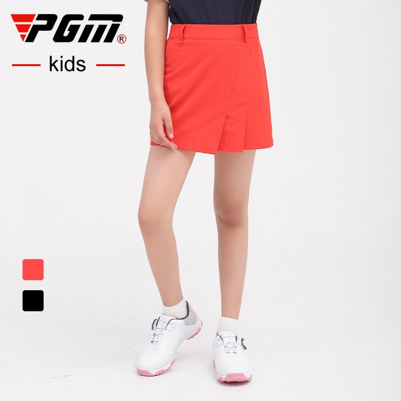 PGM Golf Skirt Girl Badminton Table Tennis Short Skirts High Waist Pleated Sport Wear Short Skirt Golf Clothing QZ070 - KiwisLove