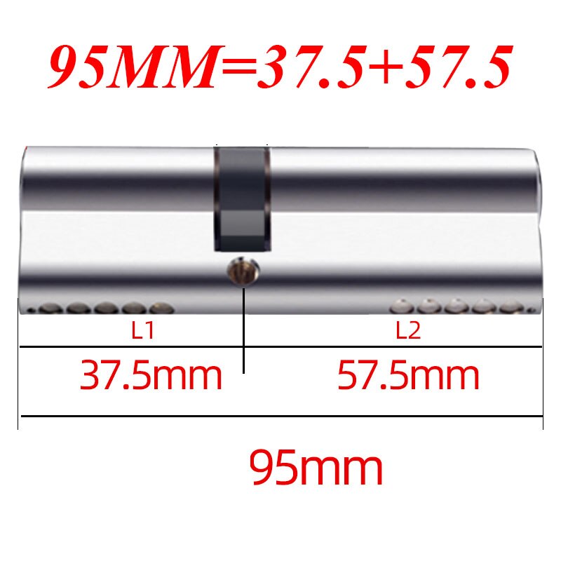 European standard cylinder lock cylinder door lock anti-theft door lock entry door cylinder lock outdoor door lock key lock - KiwisLove