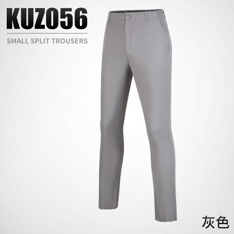 PGM Men&#39;s Golf Pants Summer Pants Ultra-Stretch Outdoor Sports Pants Waist Elastic Band Comfortable Gold Wear Apparel Clothing - KiwisLove