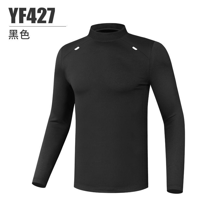 PGM Men Winter Cashmere Bottom Shirt Golf Tennis Volleyball Clothing Warm Long Sleeve Polo T Shirts YF427 - KiwisLove