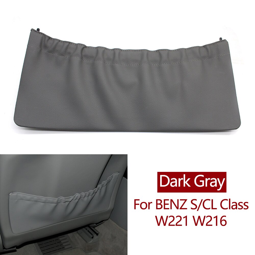 Car Front Left Right Seat Backrest Leather Storage Panel Cover Trim For Mercedes Benz S CL Class W221 W216 S300 S350 S400 S500 - KiwisLove