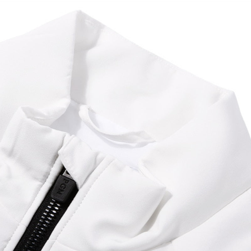 PGM Men&#39;s Golf Warm Sleeveless Vest Autumn Winter Stand Collar Golf Men Plus Cotton Windproof Sportswear Apparel  YF473 - KiwisLove