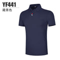 PGM Summer Men&#39;S Golf Shirts Quick-Dry Breathable Short Sleeve Tops Outdoor Sports Sweat Absorbent Golf Wear Casual M-XXL YF441 - KiwisLove