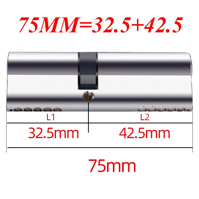 European standard cylinder lock cylinder door lock anti-theft door lock entry door cylinder lock outdoor door lock key lock - KiwisLove