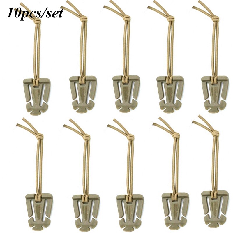 New Molle Web Dominators with Elastic String Durable Tactical Strap Management Tool Backpack Accessories Multipurpose Fastener - KiwisLove