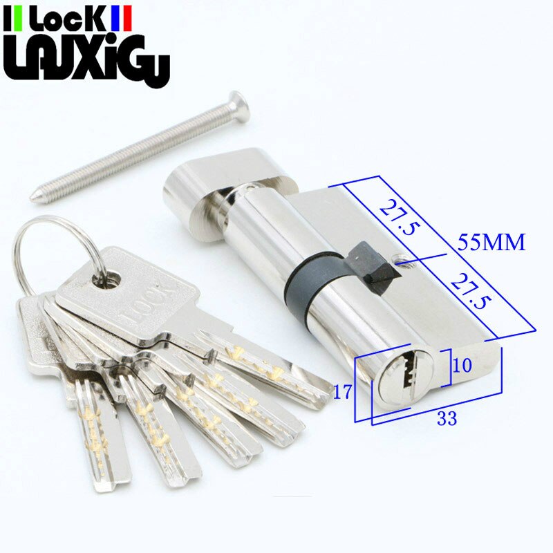 Door lock Lock cylinder,Cylinder Lock outdoor door lock,Entrance lock,  Cylinder door lock 5 keys Lock core DOOR LOCK - KiwisLove
