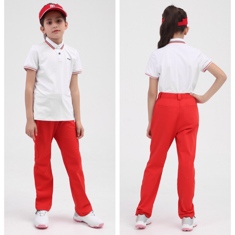 PGM Quick-drying Golf Clothing Children Pants Girls Fashion Breathable Trousers Outdoor SportsWear Cotton Pants Soft KUZ108 - KiwisLove