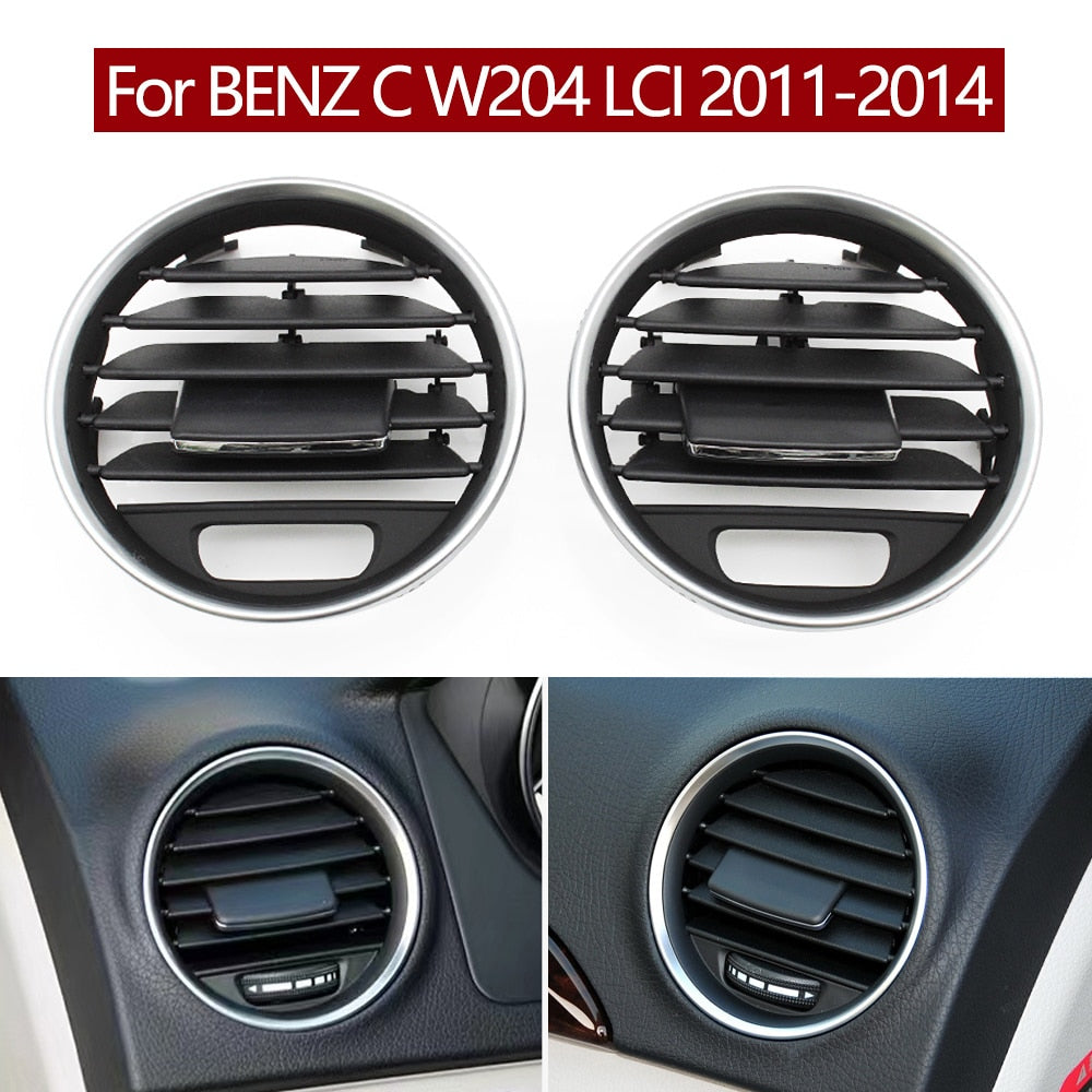 Car Left Right Air Conditioning Ac Vent Grille Panel Cover Replacement For Mercedes Benz C Class W204 LCI 2011-2014 - KiwisLove