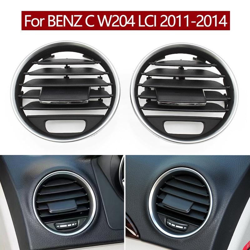 Car Left Right Air Conditioning Ac Vent Grille Panel Cover Replacement For Mercedes Benz C Class W204 LCI 2011-2014 - KiwisLove