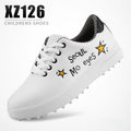 PGM Boys Girls Golf Shoes Waterproof Light Weight Soft and Breathable Universal Outdoor Sports Shoes All-match White Shoes XZ126 - KiwisLove