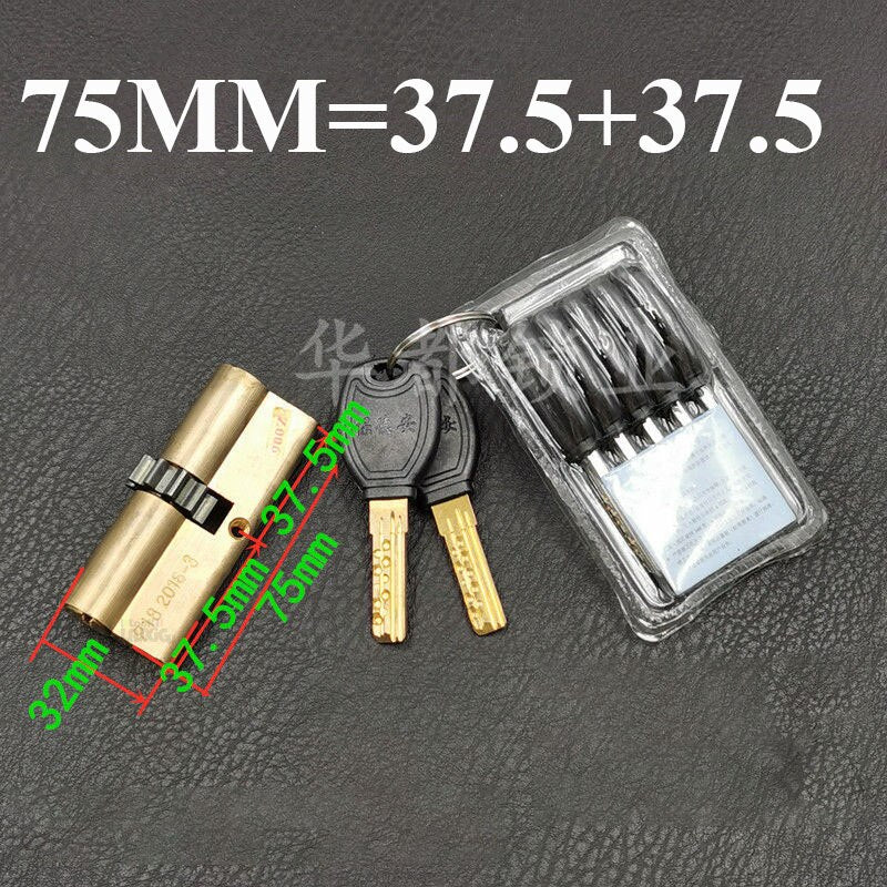 10 tooth Lock cylinder Anti-theft door lock outdoor door lock cylinder 10 tooth lock cylinder 10 gear lock living room door lock - KiwisLove