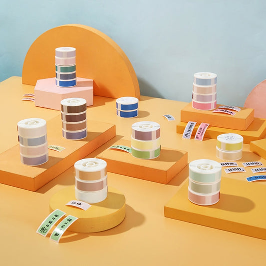 Niimbot B18 PET Label Paper Tag Keep 8-10 Years Thermal Transfer Printer Colorful Carbon Ribbon For Thermal Portable Label Maker - KiwisLove