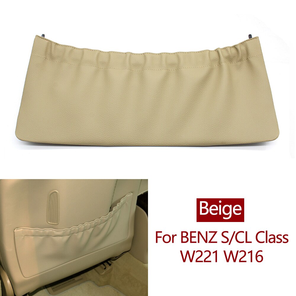 Car Front Left Right Seat Backrest Leather Storage Panel Cover Trim For Mercedes Benz S CL Class W221 W216 S300 S350 S400 S500 - KiwisLove