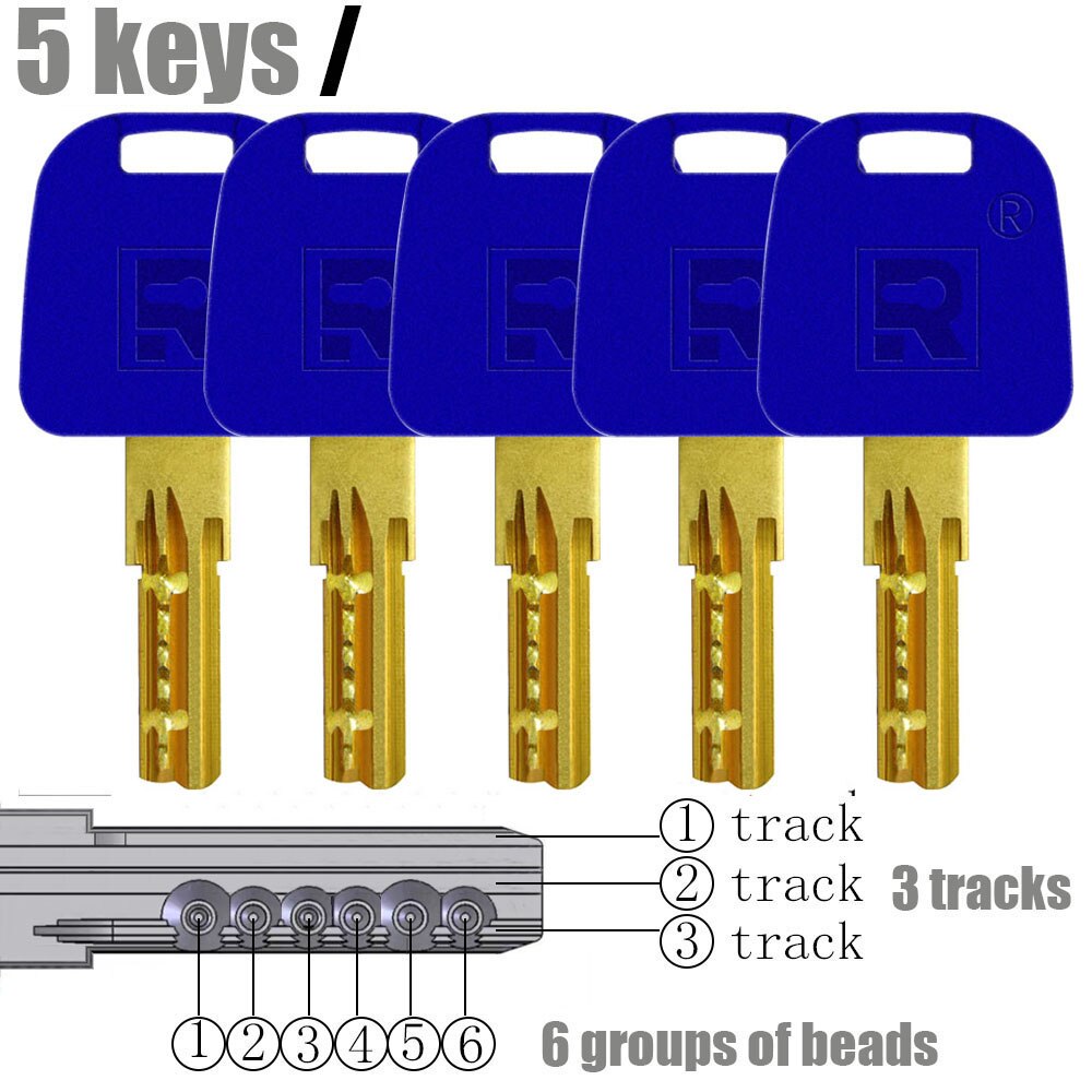 All locks use the same key, one key opens all locks Door lock Lock cylinder Door cylinder lock Entrance door lock Cylinder lock - KiwisLove