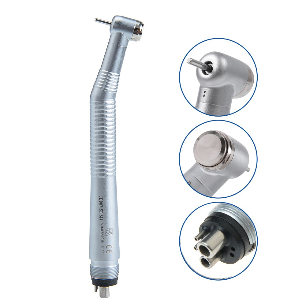 Dental High Speed Handpiece Turbine 2 /4 Hole Standard Push Button 1 Way Spray Apply Bur 1.6mm - KiwisLove