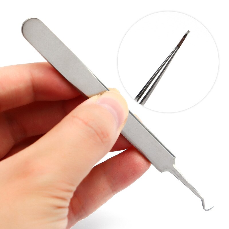 5PCS Blackhead Removal Acne Needles Comedone Black Spot Extractor Pimple Blemish Remover Skin Care Pore Cleanser Needle Hook - KiwisLove