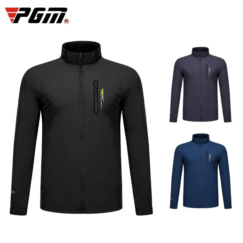 PGM Autumn Men Golf Windbreaker Golf Clothes Outdoor Sport Leisure Jacket Long Sleeve Windproof Coat Waterproof Sportswear YF391 - KiwisLove