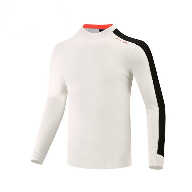 PGM Autumn Winter Golf Sweaters Men Long Sleeve Golf Pullovers Outdoor Leisure Sports Sweater Patchwork Shirt M-XXL YF428 - KiwisLove