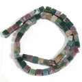 4 6 8mm Natural Square Stone Cube Tiger Eye Amazonite Opal Labradorite Loose Beads for Jewelry Making DIY Charm Bracelet 15&#39;&#39; - KiwisLove