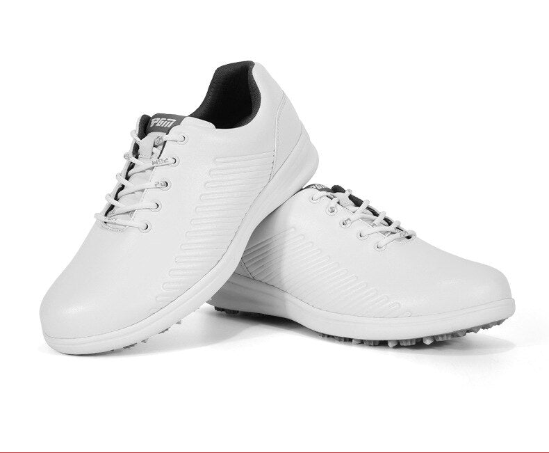 PGM Golf Shoes Womens Waterproof Microfiber Anti-Slip Golf Shoes Breathable Sports Sneakers Ultra-Light Leisure Trainers XZ156 - KiwisLove