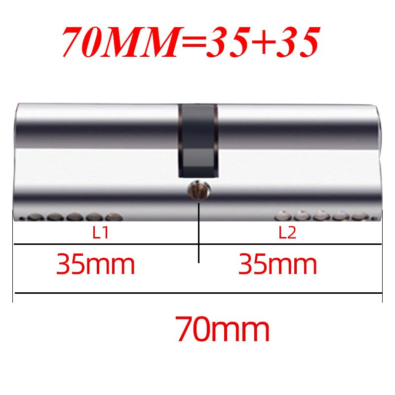 European standard cylinder lock cylinder door lock anti-theft door lock entry door cylinder lock outdoor door lock key lock - KiwisLove