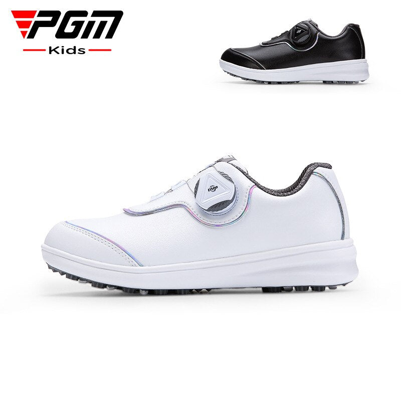 PGM kids Boys girls Golf Shoes Waterproof Anti-slip Light Weight Soft Breathable Universal Outdoor Children&#39;s Sports Shoes XZ231 - KiwisLove
