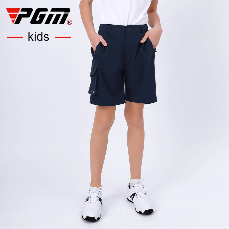 PGM Boys Golf Shorts Summer Children Elastic Band Pants kids Casual Sports Wear Clothing Casual Commuter Clothes Suit KUZ104