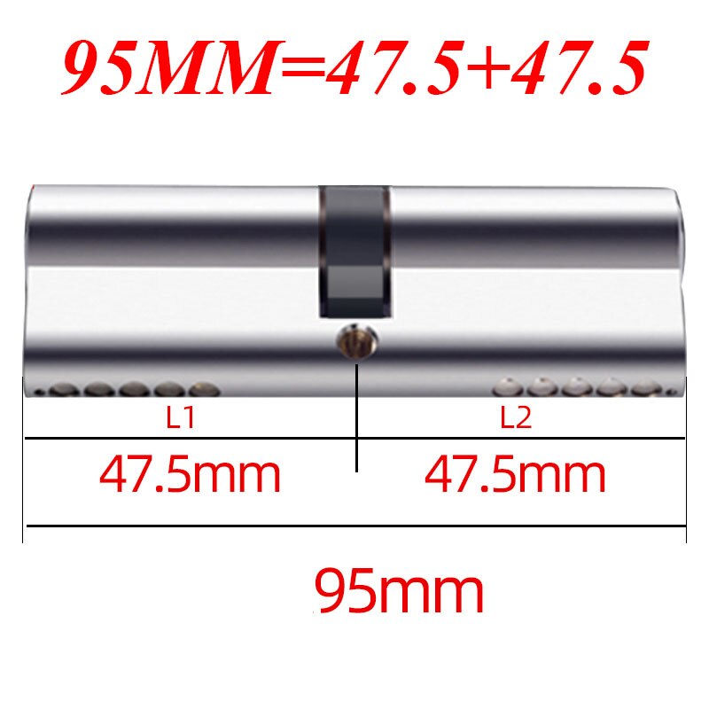 European standard cylinder lock cylinder door lock anti-theft door lock entry door cylinder lock outdoor door lock key lock - KiwisLove