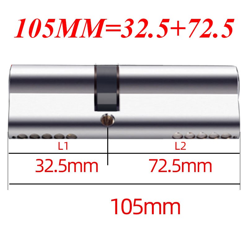 European standard cylinder lock cylinder door lock anti-theft door lock entry door cylinder lock outdoor door lock key lock - KiwisLove