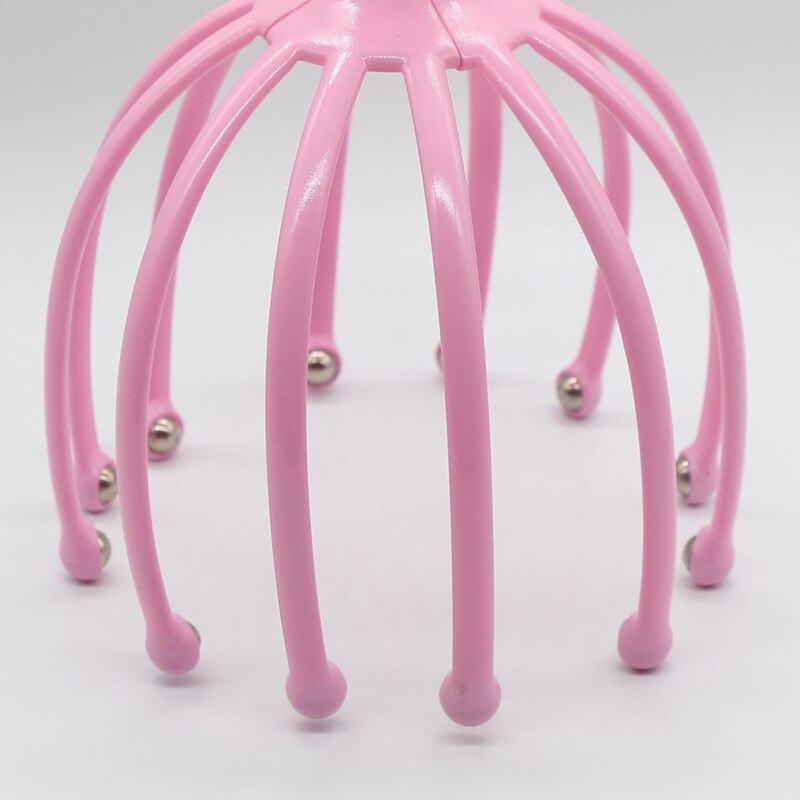 1Pcs Head Massager Neck Massage Octopus Scalp Stress Relax Spa Relieve Pressure Pain Relief Body Head Massage Beauty Instrument - KiwisLove