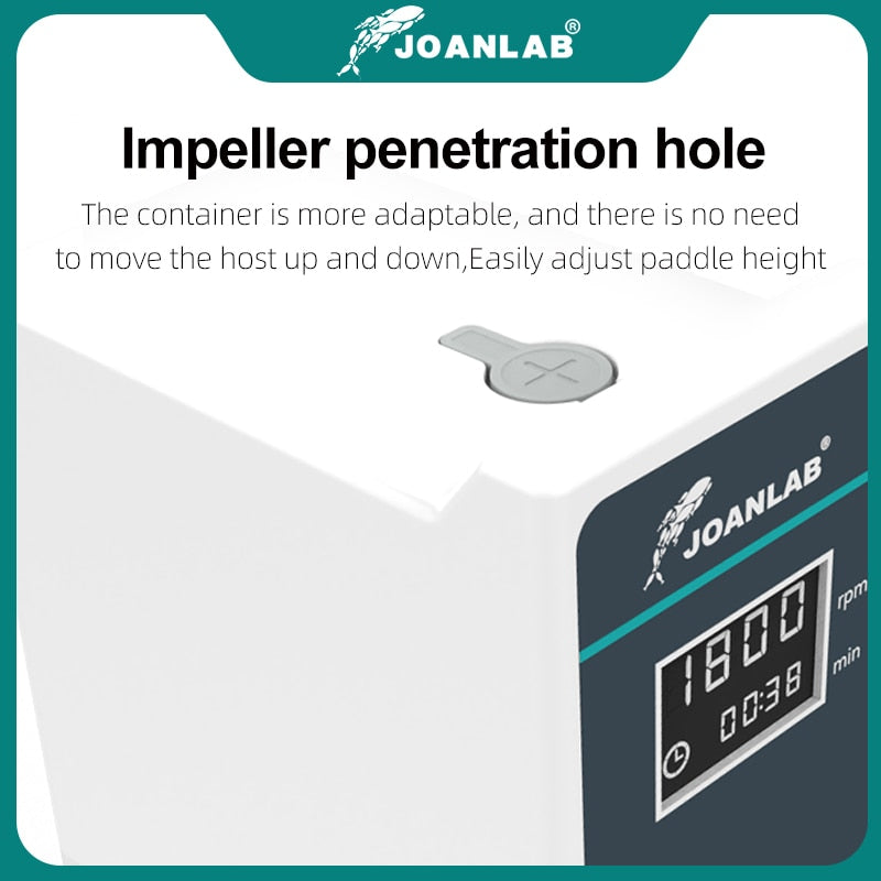 JOANLAB Official Store Mixer Lab Electric Stirrer Digital Display Overhead Stirrer Adjustable Height Lab Equipment 110V To 220V - KiwisLove